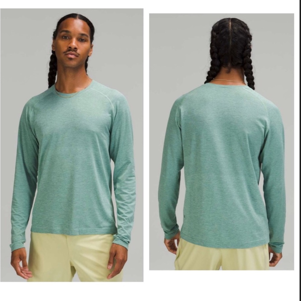Lululemon Metal Vent Tech Long Sleeve 2.0 Tidewater Teal / Wild Mint